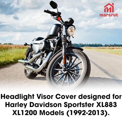 لـ Harley Davidson Sportster XL883 XL1200 غطاء واقي للمصابيح الأمامية، جزء للمصابيح الأمامية، مناسب للطراز 1992-2013 مجموعة تركيب من سبائك الألومنيوم in Saudi Arabia