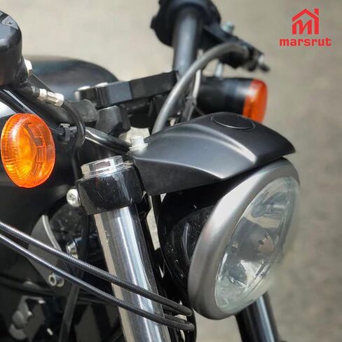 لـ Harley Davidson Sportster XL883 XL1200 غطاء واقي للمصابيح الأمامية، جزء للمصابيح الأمامية، مناسب للطراز 1992-2013 مجموعة تركيب من سبائك الألومنيوم in Saudi Arabia