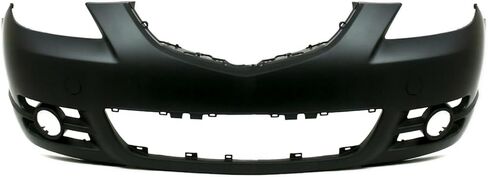 FitParts متوافق مع غطاء المصد الأمامي 2004 2005 2006 Mazda 3 S i Sedan 04 05 06. جديد، مُجهز وجاهز للطلاء. مع فتحات مصابيح الضباب. بدون فتحات مستشعر مساعد ركن السيارة. BNYK5003XEBB in Saudi Arabia