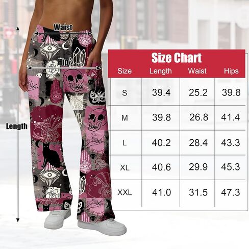 Women’s Pants Colorful Patchwork Floral Wide-Leg Casual Boho Lounge Pants with Elastic Waistband for Summer in Saudi Arabia