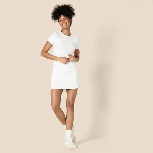 قميص نسائي من Amazon Essentials Active FormFlex Buttery ناعم بأكمام قصيرة ونحيف مناسب للتمارين الرياضية in Saudi Arabia