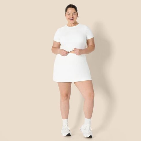 قميص نسائي من Amazon Essentials Active FormFlex Buttery ناعم بأكمام قصيرة ونحيف مناسب للتمارين الرياضية in Saudi Arabia