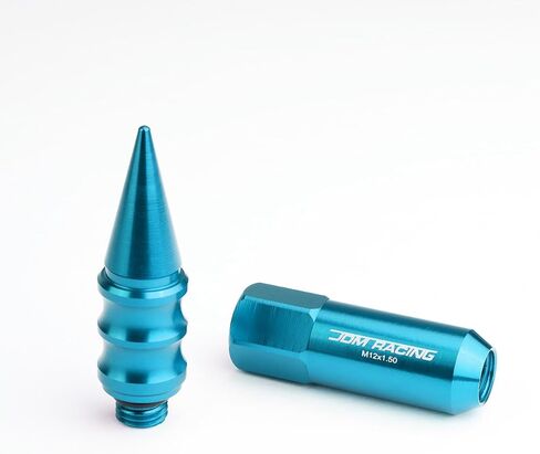 DNA MOTORING LN-ZTL-9029-15-PK 20 قطعة M12 x 1.5 صواميل نهاية مفتوحة/مغلقة + 1 X امتداد محرك عميق، 20 مم OD/123 مم ارتفاع، وردي in Saudi Arabia
