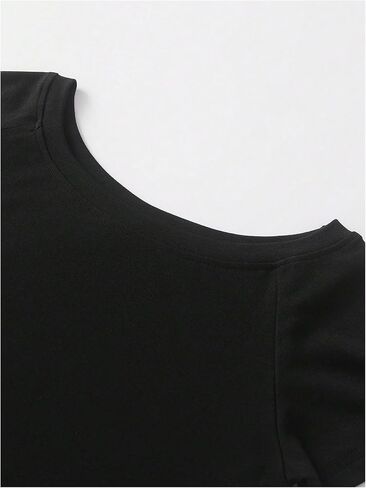 WDIRARA Women's 3 Pack Off The Shoulder T Shirts Ruched Short Sleeve Tee Asymmetrical Neck Fitted Tops in Saudi Arabia
