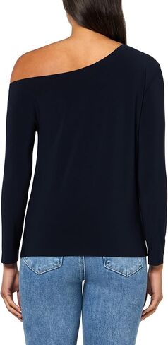 Norma Kamali Women's Long Sleeve Drop Shoulder Top (24) in Saudi Arabia