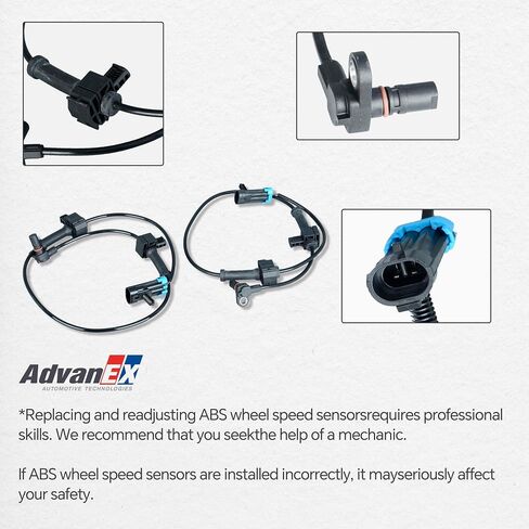 ALS1757 Rear ABS Wheel Speed Sensor Left&Right Compatible with Chevrolet Cheyenne Silverado 1500/2500/3500, GMC Sierra Denali Sierra 1500/2500/3500 Replace 20938121 15872664 in Saudi Arabia