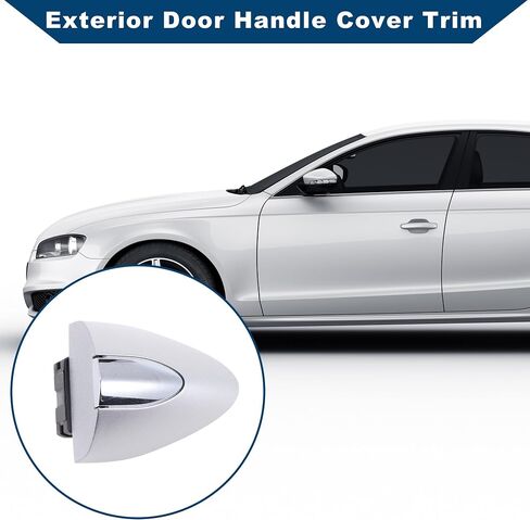 Front Right Exterior Door Handle Cover for Buick LaCrosse 2017-2019 for Buick Enclave 2020-2022 No.13597113 Lock Bezel Cover Cap Silver Tone in Saudi Arabia