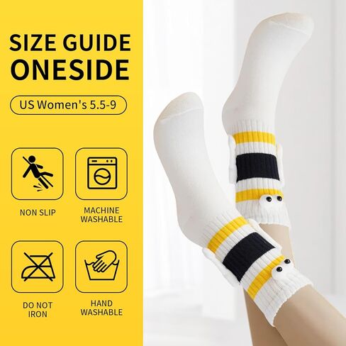 دمى ثلاثية الأبعاد، جوارب مغناطيسية مضحكة لليدين، زوجان من الجوارب المجنونة للأيدي المغناطيسية، أشياء غريبة لطيفة للمراهقين in Kuwait