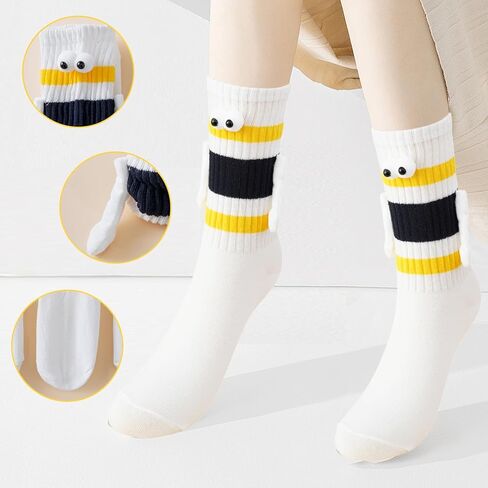 دمى ثلاثية الأبعاد، جوارب مغناطيسية مضحكة لليدين، زوجان من الجوارب المجنونة للأيدي المغناطيسية، أشياء غريبة لطيفة للمراهقين in Kuwait