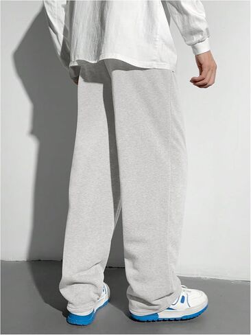 Boy's Baggy Pants Letter Elastic High Waisted Wide Leg Sweatpants Athletic Track Pants Joggers in Saudi Arabia