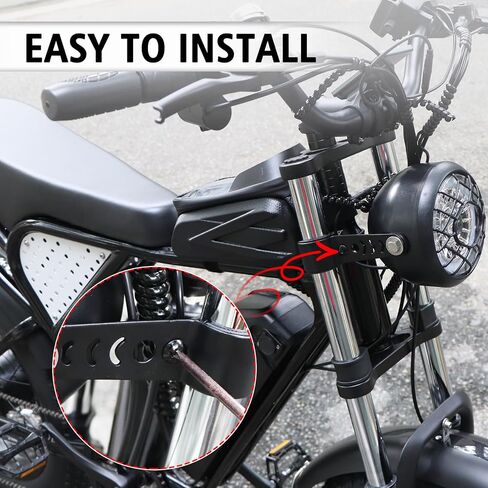 Upgraded LED Headlight Kit For Ridstar Q20/Q20 Pro/Q20, Lite Headlight, 48V OEM 6000K Headlamp -3 Pin Connector-Waterproof Aluminum Alloy High Brightness Front Headlamp Bulbs Light ﻿ ﻿ in Saudi Arabia