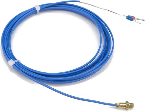 FTARB03 K Type M3 M4 Bolt Head 3 metres Plastic Cable 3D Printer thermocouple Screw Temperature Sensor(M4 6x6.8mm Bolt hex) in Saudi Arabia