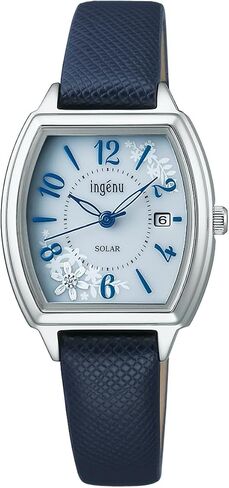 Seiko AHJD438 Women's Watch, Angene, Solar with Diamond, Blue, Silver, retro in Saudi Arabia