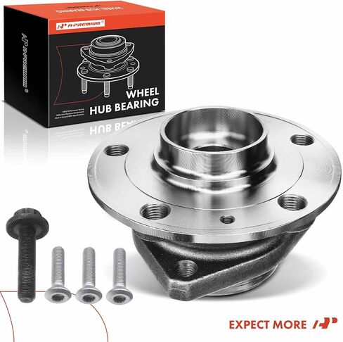 A-Premium Front or Rear Wheel Bearing and Hub Assembly Compatible with Audi A3, A3 Quattro, A3 Sportback e-tron, RS3, S3, Volkswagen Golf Alltrack, Golf R, Golf SportWagen in Saudi Arabia
