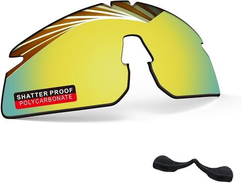 عدسات بديلة من البولي كربونات PRO+ ووسادات أنف لنظارة Oakley Hydra OO9229 الشمسية in Kuwait
