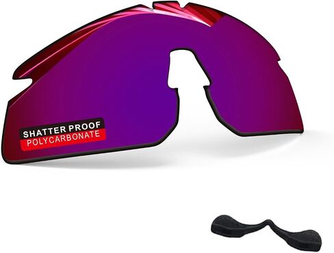 عدسات بديلة من البولي كربونات PRO+ ووسادات أنف لنظارة Oakley Hydra OO9229 الشمسية in Kuwait