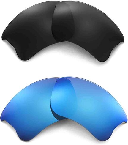 2 Pairs of Replacement Lenses for Oakley Flak Jacket XLJ Sunglasses in Saudi Arabia