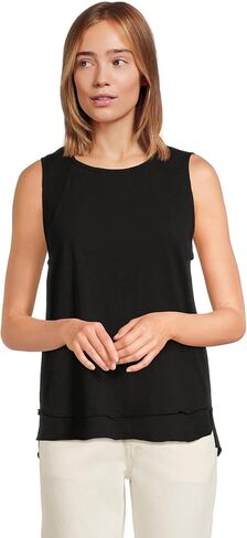 Mod-O-Doc Women's Rib Inset Flowy Tank in Saudi Arabia