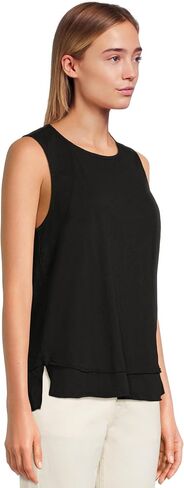 Mod-O-Doc Women's Rib Inset Flowy Tank in Saudi Arabia