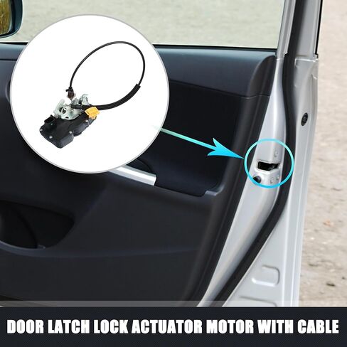 uxcell Front Right Side Power Door Lock Actuator Motor with Cable for Cadillac CTS 2009-2014 No.22862245 in Saudi Arabia