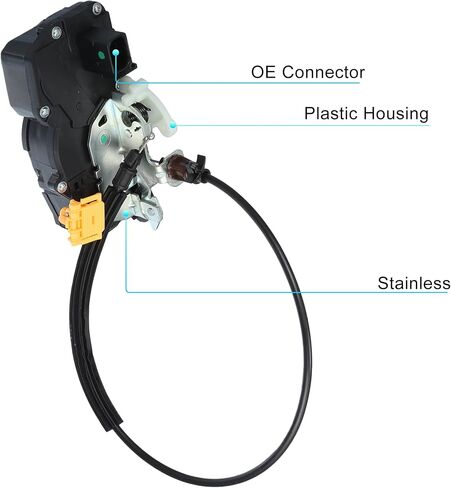 uxcell Front Right Side Power Door Lock Actuator Motor with Cable for Cadillac CTS 2009-2014 No.22862245 in Saudi Arabia