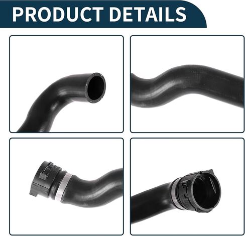 Radiator Hose for Volvo XC90 2006-2014 Rubber 1 Pcs Water Pipe in Saudi Arabia