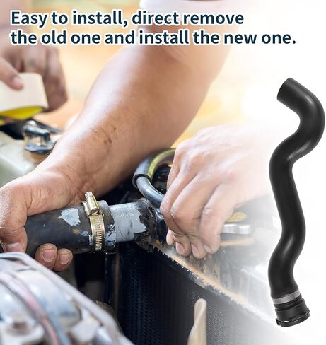 Radiator Hose for Volvo XC90 2006-2014 Rubber 1 Pcs Water Pipe in Saudi Arabia