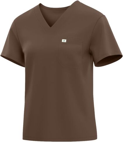 قمم فرك V -tele للسيدات - أعلى موحد للتمريض مع جيوب ، مقاومة التجاعيد والتنفس in Kuwait