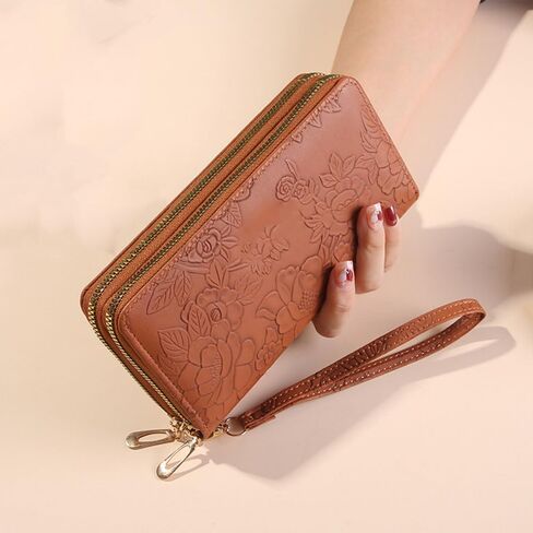 Womens Wristlet Wallet for Women Cute Credit Card Holder Wallet Ladies Clutch Long Purses in Saudi Arabia