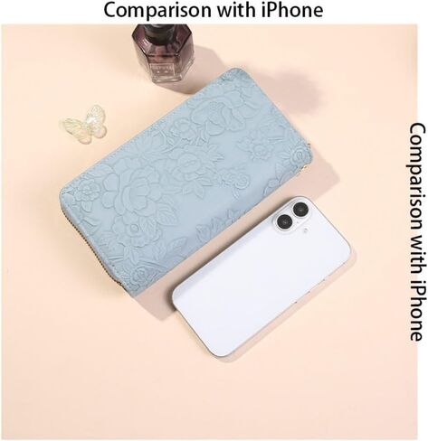 Womens Wristlet Wallet for Women Cute Credit Card Holder Wallet Ladies Clutch Long Purses in Saudi Arabia