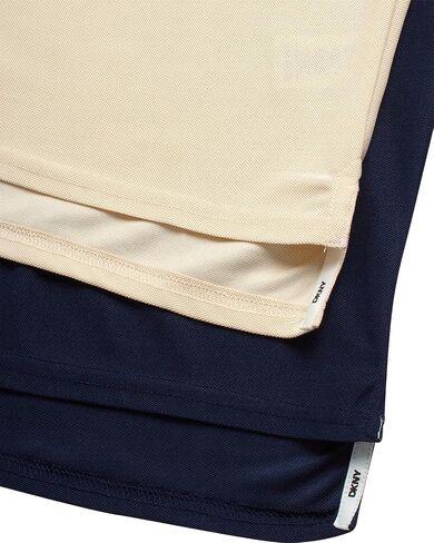 DKNY Boys' Polo Shirt - 2 Pack Active Short Sleeve School Uniform Golf Shirts for Boys, Quick Dry Performance Fabric (8-20) in Saudi Arabia