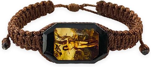 سانت سانت سيباستيان براون سوار قابل للتعديل للرجال والنساء Pulsera سان سيباستيان in Saudi Arabia
