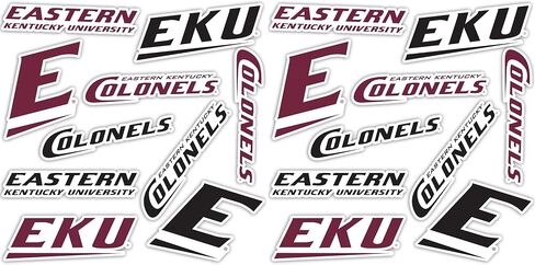 Desert Cactus Eastern Kentucky University Sticker EKU Colonels Stickers Vinyl Decals Laptop Water Bottle Car Scrapbook T2 (Type 2) in Saudi Arabia