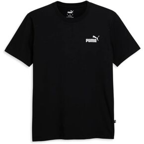 PUMA Mens Essentials Crew Neck Short Sleeve Casual Tops Casual - Black - Size M in Kuwait