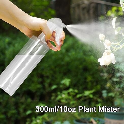3 Pack Plastic Water Spray Bottle for Hair, 10 oz/300ml Plastic Empty Mister Spray Bottles for Cleaning, Cooking, Plant, Pet in Saudi Arabia