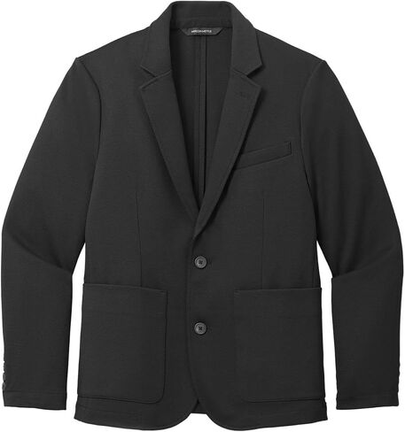 Unisex Relaxed Knit Blazer | Casual Blazer Jacket for Men & Women, Double Knit Business Casual Top for Work in Saudi Arabia
