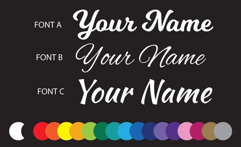 ملصق نافذة السيارة باسم مخصص - اصنع أسماء التصميم الخاصة بك من الفينيل المقطوع أو ملصقات الهاشتاج، شارات حروف مخصصة، بهلوان كمبيوتر محمول، نمط حروف مخطوطة، مظهر مكتوب بخط اليد، الاسم المستعار in Kuwait