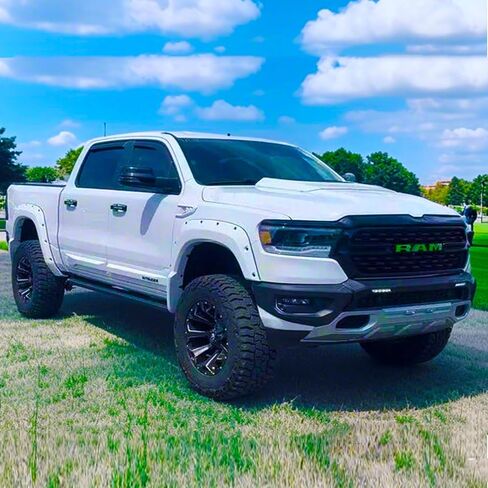 Rain Guards Window Visors for 2015-2024 Ford F150, 2017-2024 Ford F150 Raptor/F250/F350/F450, 17-22 F550 Super Duty Super Cab Extended Cab, Vent Wind Deflectors Shade Smoke Tinted 94974 in Kuwait