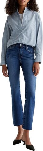 AG Adriano Goldschmied Women's Farrah Mid Rise Crop Boot Jean in Saudi Arabia