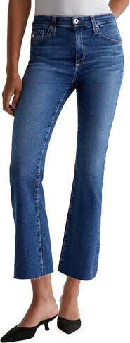 AG Adriano Goldschmied Women's Farrah Mid Rise Crop Boot Jean in Saudi Arabia