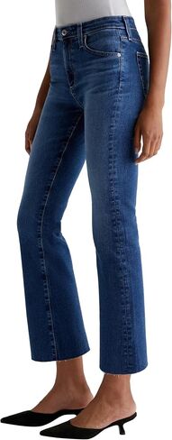 AG Adriano Goldschmied Women's Farrah Mid Rise Crop Boot Jean in Saudi Arabia