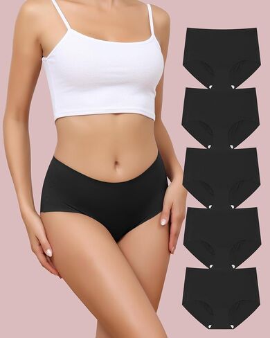 Women Underwear Seamless Full Coverage Brief Ladies No Show Panties Cheeky Underwear in Saudi Arabia