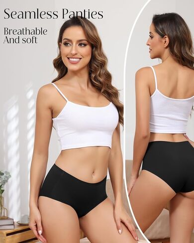 Women Underwear Seamless Full Coverage Brief Ladies No Show Panties Cheeky Underwear in Saudi Arabia