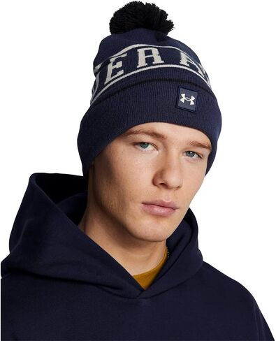 Under Armour 1386634-410-OSFM M Halftime Pom Beanie MDN OSFM in Saudi Arabia