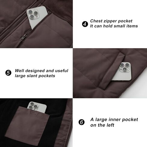 VtuAOL Men's Reversible Fleece Lined Vest Outdoor Lightweight Vest Sleeveless Jacket for Travel Hiking Casual in Kuwait