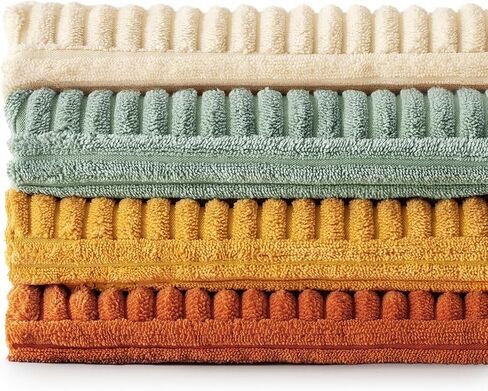MIULEE Teal Orange Decorative Throw Pillow Covers 18x18 Inch Set of 4 Boho Corduroy Striped Cushion Cases Modern Farmhouse Patchwork Pillow Cases for Couch Sofa Bedroom Fall Home Decor in Saudi Arabia