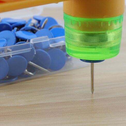 Antrader 200 Pieces Push Pins Round Head Thumbtack 0.43Inch Thumb Tacks for Office School Personal Use (White) in Kuwait