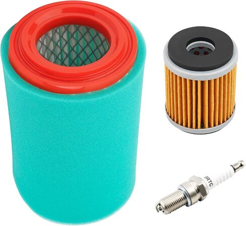 Road Passion 1P0-E4450-00-00 4XE-E4450-00-00 فلتر الهواء ومرشحات الزيت وشمعات الإشعال المتوافقة مع Yamaha Big Bear YFM400 4x4 2003-2012 in Saudi Arabia