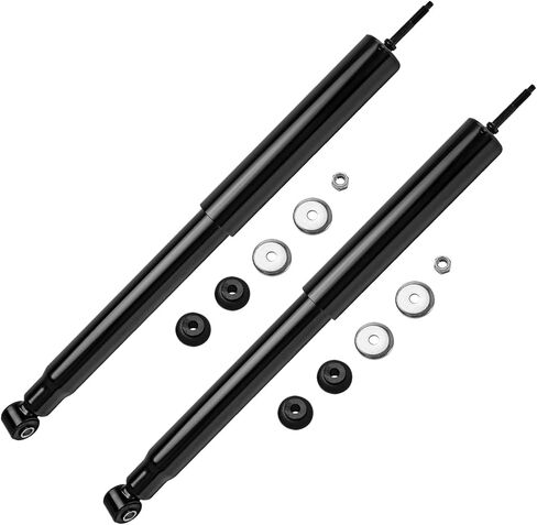 Detroit Axle - 2WD Rear Shock Absorbers for 1997-2003 Ford F-150, 1998 1999 2000 2001 2002 Replacement 2 Rear Shocks Pair Set [Except 7700LB GVW] in Saudi Arabia
