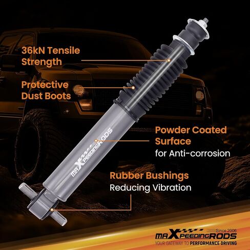 maXpeedingrods 2-5" Front Lowering Shock Absorbers for Chevy/GMC C1500 1988-1998, for Chevy/GMC C2500 C3500 1988-2000, Nitrogen Charged Drop Shock, G1 Series in Saudi Arabia